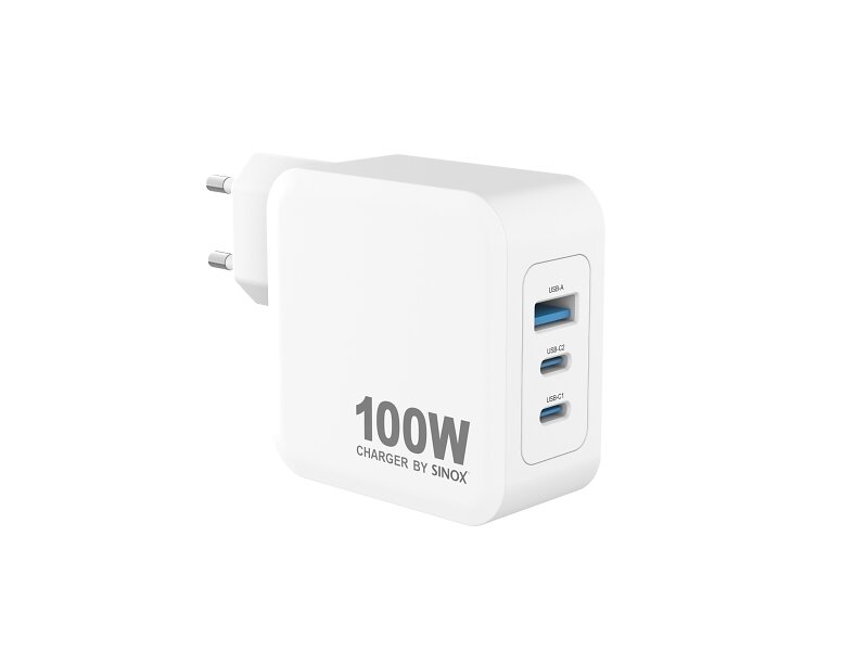 Sinox SXP6100 Dubbel USB-C USB-A PD-laddare 100W