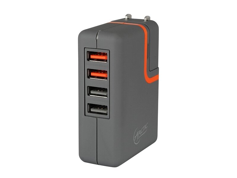 Arctic PSAEQ-AC02201-BL 4-portars USB-väggladdare 5W