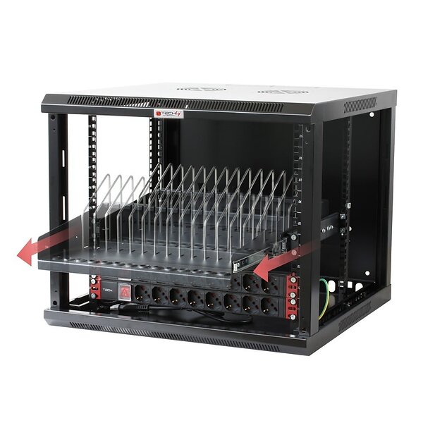 Techly Rackhylla I-CABINET-TRAY14BK