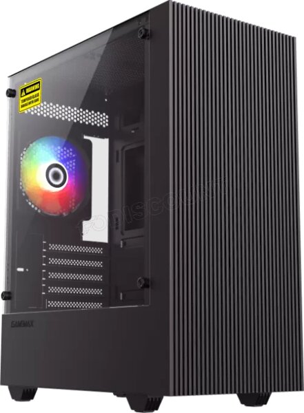 GameMax Edge (Svart/Transparent)