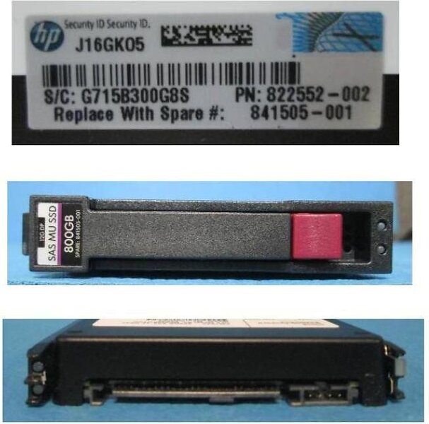 HPE 841505-001 SSD 2.5" SAS 800GB