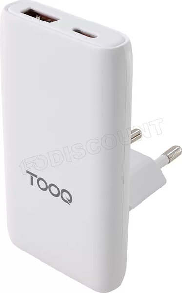Tooq TQWC-GANSL65W1A1C GaN 1x USB-C + 1x USB-A 65W