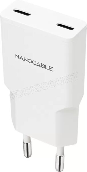 NanoCable 10.10.2029 Dubbel USB-C 30W