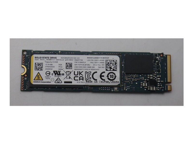 Kioxia SSD M.2 2280 PCIe 4.0 X4 NVMe 512 GB