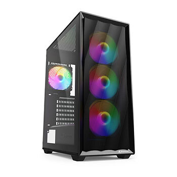 Sharkoon VK4 (Svart/Tempered Glas)