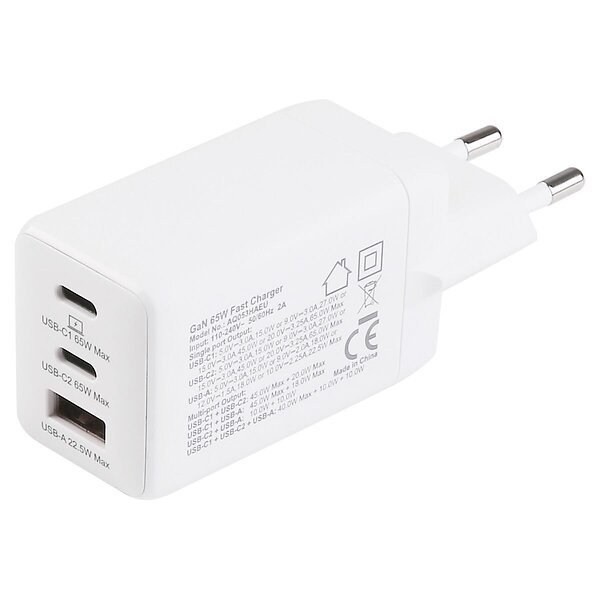 Clas Ohlson Dual Port GaN 65W