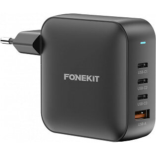FoneKit GaN PD USB-A + 3 x USB-C Adapter 165W