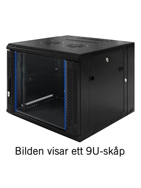 Toten Väggskåp 15U 600x600mm ZS66156001