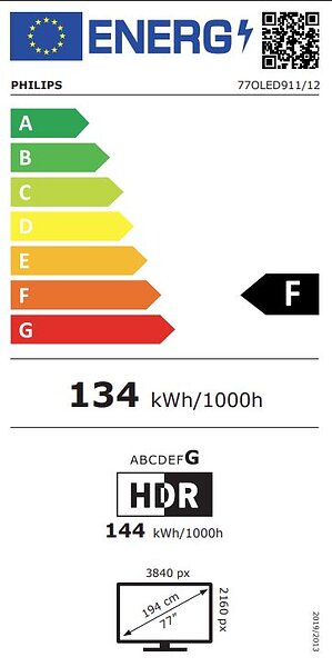 Philips 77OLED911 77" 4K Ultra HD OLED Ambilight Smart TV (2026)