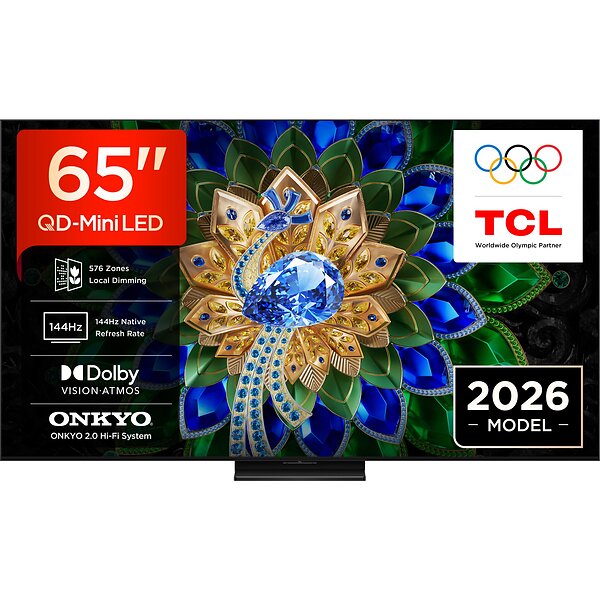 TCL A400U 65" 4K Ultra HD QD-Mini LED Google TV (2026) - 65A400U