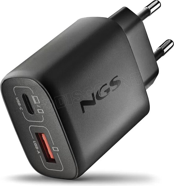 NGS Eon EON 45W Väggladdare 1x USB-A + 1x USB-C 45W