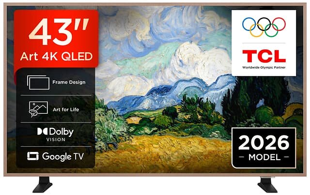 TCL A400 43" 4K Ultra HD QLED Google TV (2026) - 43A400