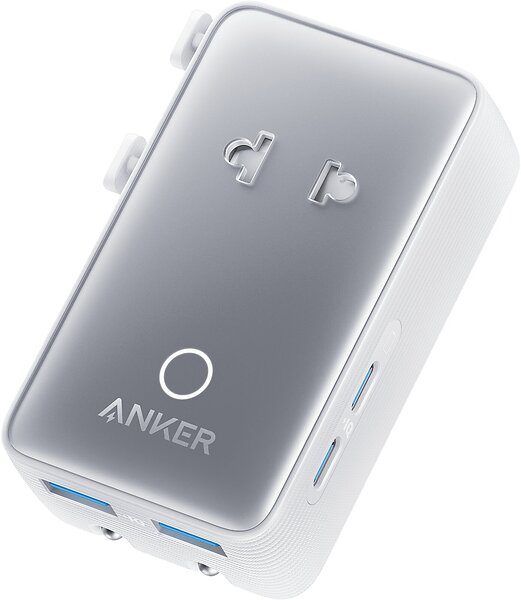 Anker Nano reseadapter 2-Port USB-C Väggladdare 20W