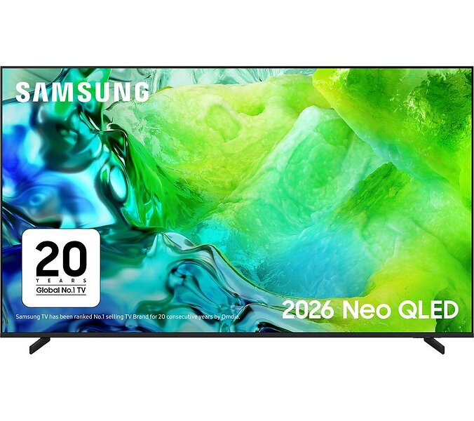 Samsung QN80H 65" 4K Ultra HD Neo QLED AI Smart TV (2026) - QE65QN80HAUXXU