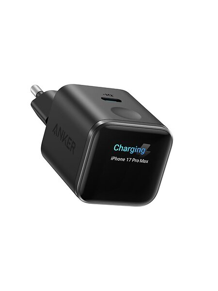 Anker Nano Charger A121DG11 Smart Display med Smart iPhone-igenkänning Care Mode 45W