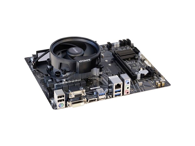 Renkforce Moderkort Med Cpu Amd Ryzen 5 5600 Gt 4.60 Ghz Ddr4-Ram Micro-Atx (As00090)