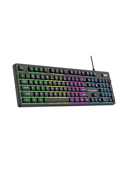 Wozinsky WKG-200 Tangentbord RGB Membran Spelrulle (US International ISO)