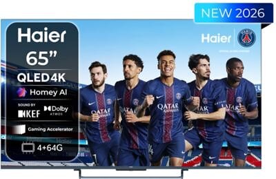 Haier 65" 4K Ultra HD QLED Smart TV (2026) - H65S90GUX