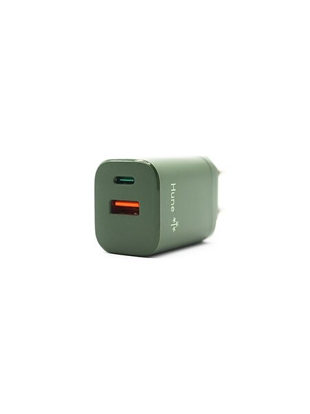 Hune Hurón D20 AT-ACC-WA-133 Dubbel USB-C & USB-A Väggladdare 20W