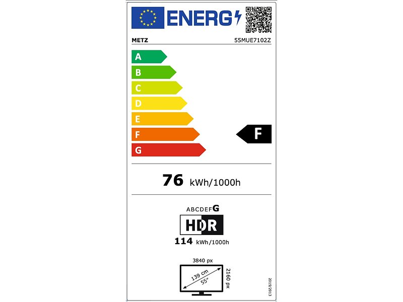 Metz Klass 55" 4K Ultra HD LED Google TV (2024) - 55MUF7000Z