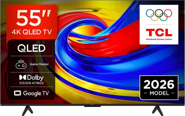 TCL 55QLED780L 55" 4K Ultra HD QLED HDR Google TV (2026)