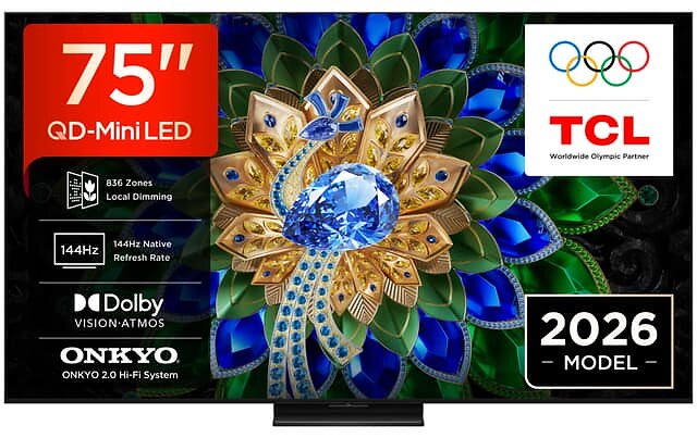 TCL MQLED80L 75" 4K Ultra HD QD-Mini LED HDR Smart TV (2026) - 75MQLED80L