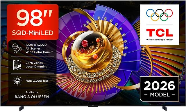 TCL MQLED80L 98" 4K Ultra HD QD-Mini LED HDR Smart TV (2026) - 98MQLED80L