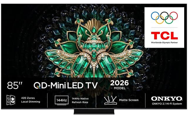 TCL MQLED75L 85" 4K Ultra HD QD-Mini LED HDR Smart TV (2026) - 85MQLED75L