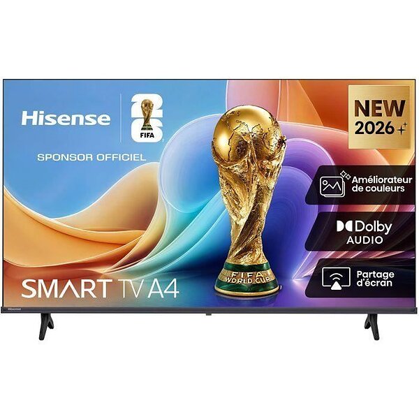 Hisense A4S 40" Full HD LED Smart TV (2026) - 40A4S