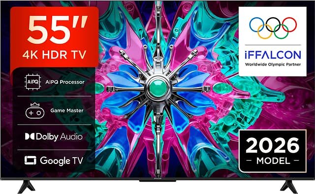 iFFalcon U65A 65" 4K Ultra HD LCD HDR Smart-TV (2026) - 55U65A