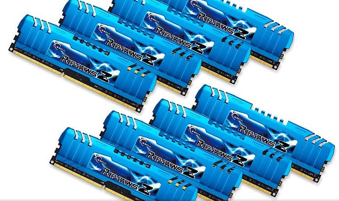 G.Skill RipjawsZ DDR3 2133MHz 8x8GB (F3-2133C10Q2-64GZM)