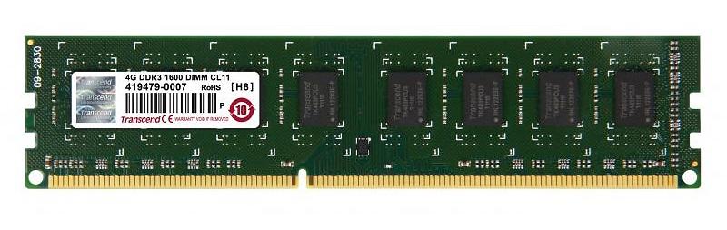 Transcend JetRam DDR3 1600MHz 2GB (JM1600KLN-2G)
