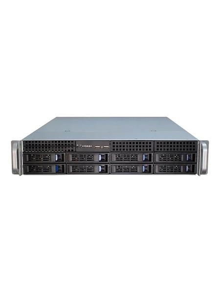 Inter-Tech IPC 2U-2408 (Svart/Silver)