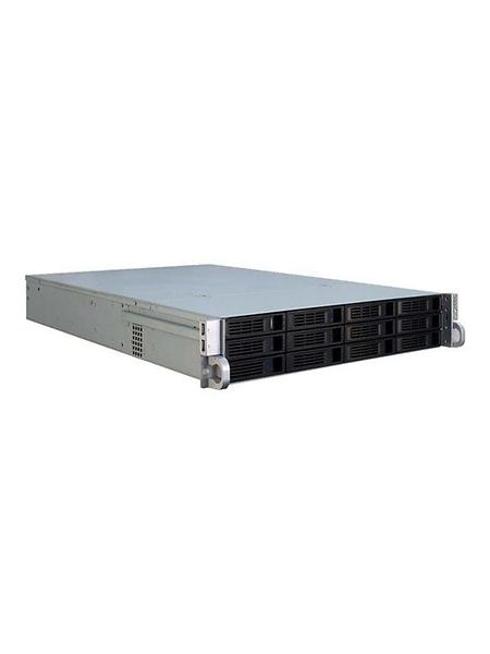 Inter-Tech IPC 2U-2412 (Svart/Silver)