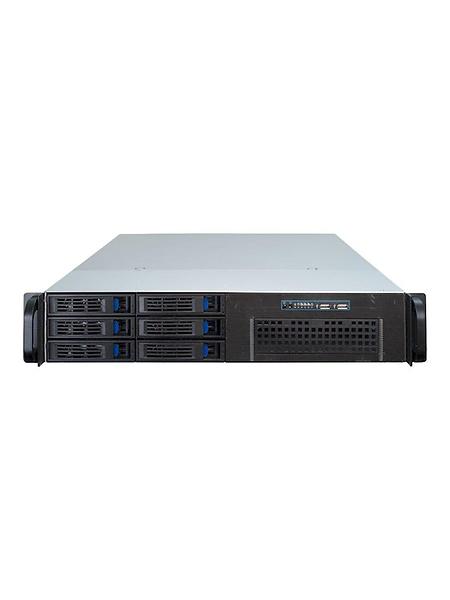 Inter-Tech IPC 2U-2406 (Silver/Svart)