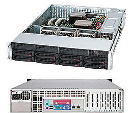 Supermicro SC825TQC-600LP 600W (Svart/Silver)