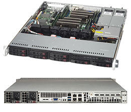 Supermicro SC113MFAC2-R606CB 600W (Svart/Silver)