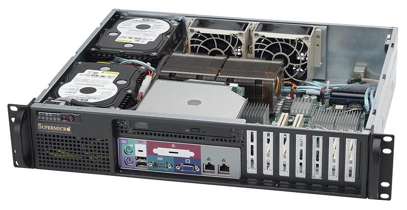 Supermicro SC523L-505B 500W (Silver/Svart)