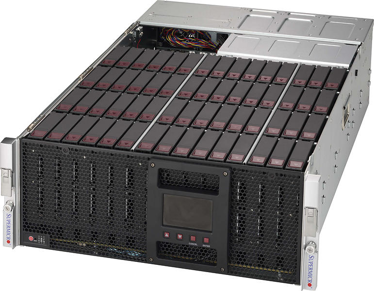 Supermicro SC946SE1C-R1K66JBOD 1600W (Svart/Silver)