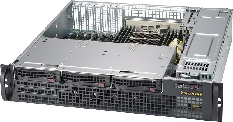 Supermicro SC825MBTQC-R802WB 800W (Svart)
