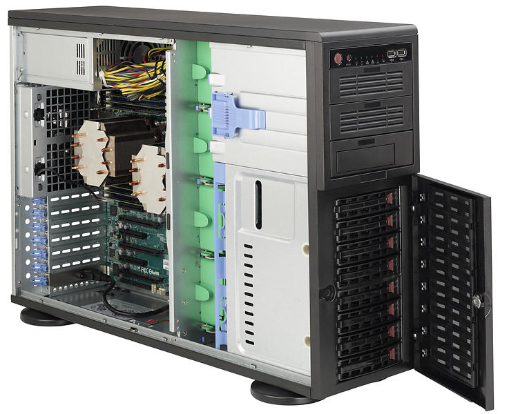 Supermicro S743AC-668B 668W (Svart)