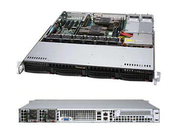 Supermicro SC813MF2TQC-R804CB 800W (Svart/Silver)