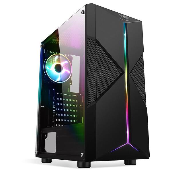 Spirit of Gamer Clone 3 (Svart/Transparent)
