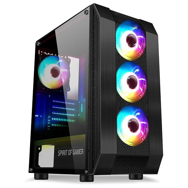Spirit of Gamer Rogue VI (Svart/Transparent)