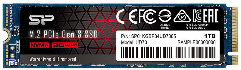 Silicon Power Gen3x4 UD70 M.2 SSD 1TB