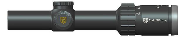 Nikko Stirling Bore Eater 1-4x24 4-Dot Belyst