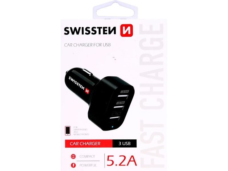 Swissten Car Charger 20111200