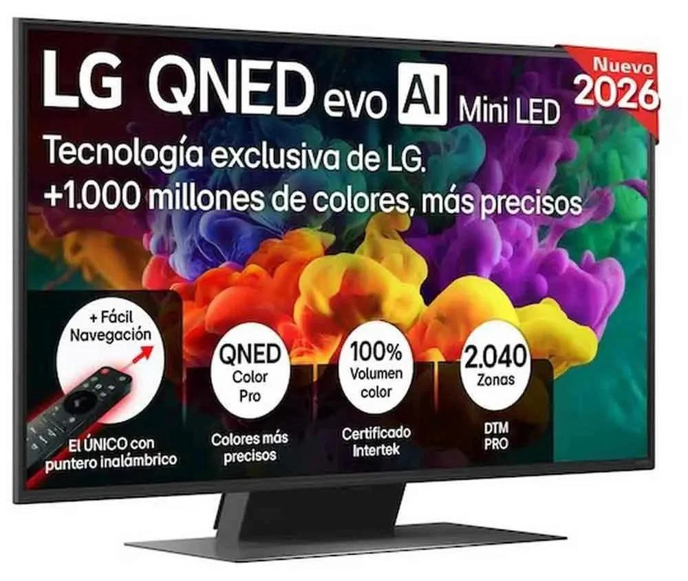 LG QNED86 43" 4K Ultra HD QNED evo Mini-LED AI Smart TV - 43QNED86B6B