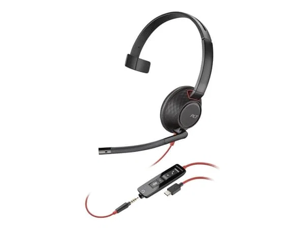 Poly Blackwire 5210 Monaural USB-A Headset 8X230AA