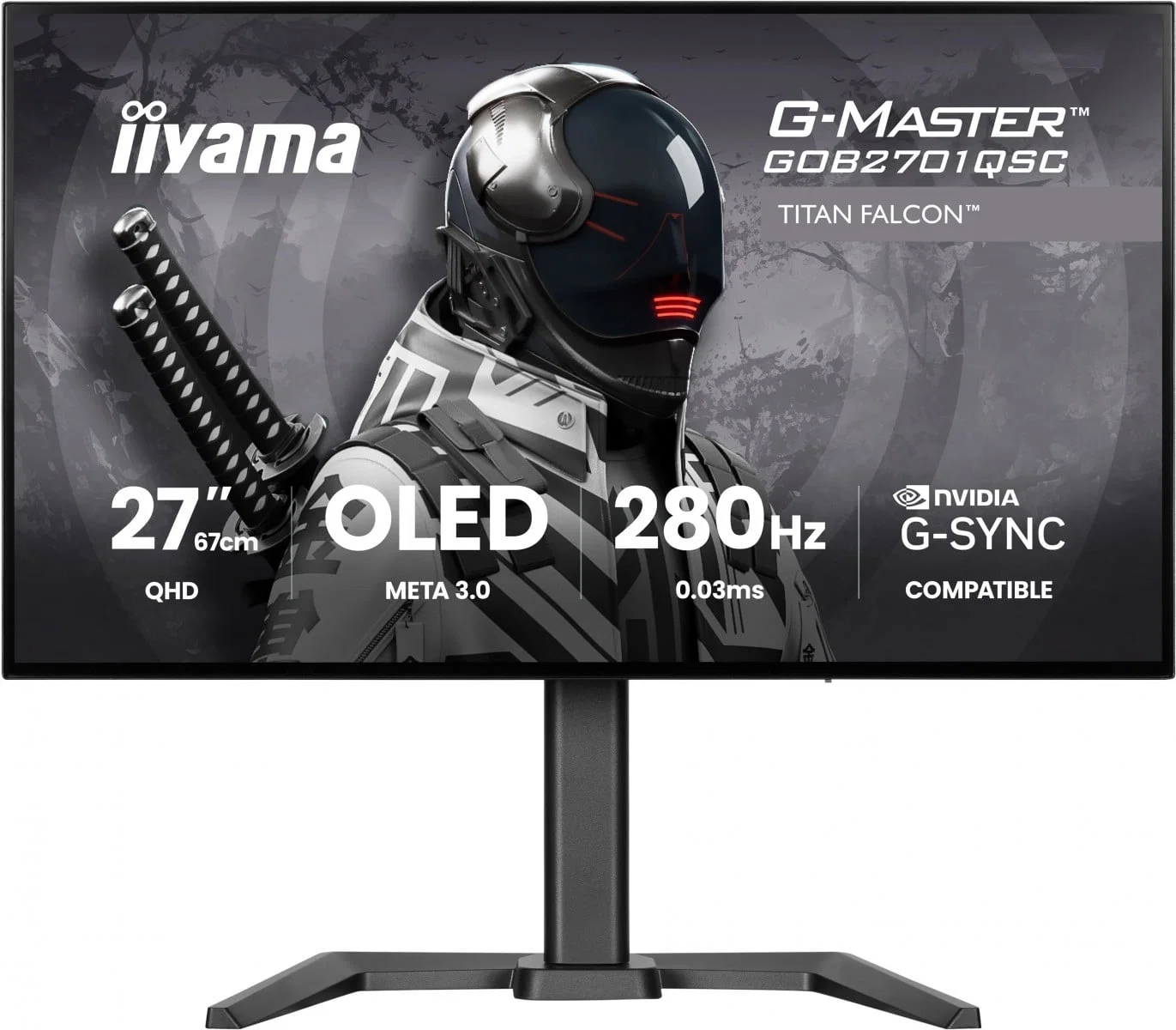 Iiyama G-Master Titan Falcon GOB2701QSC-B1 27" OLED QHD 280Hz